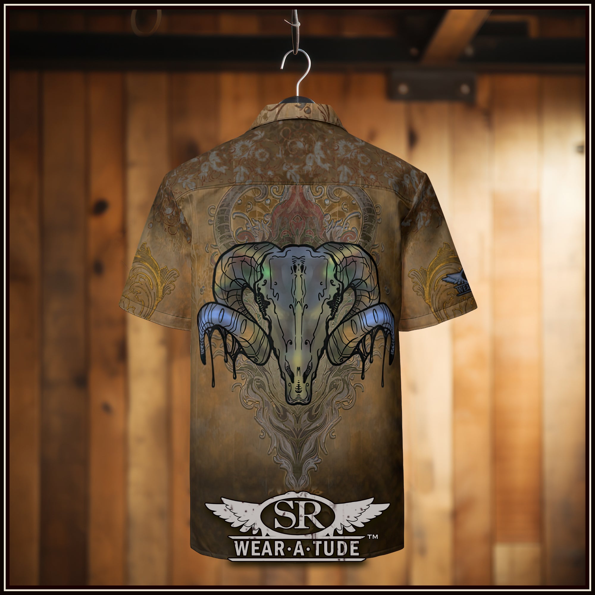 Dark Rider Unisex button shirt