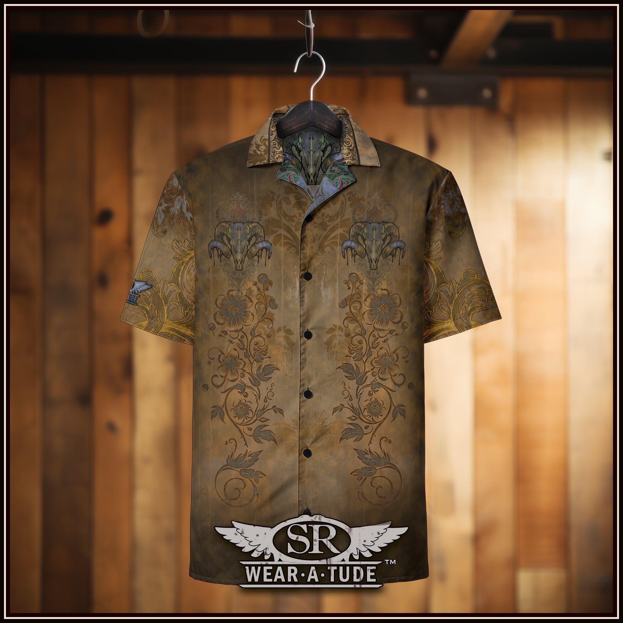 Dark Rider Unisex button shirt