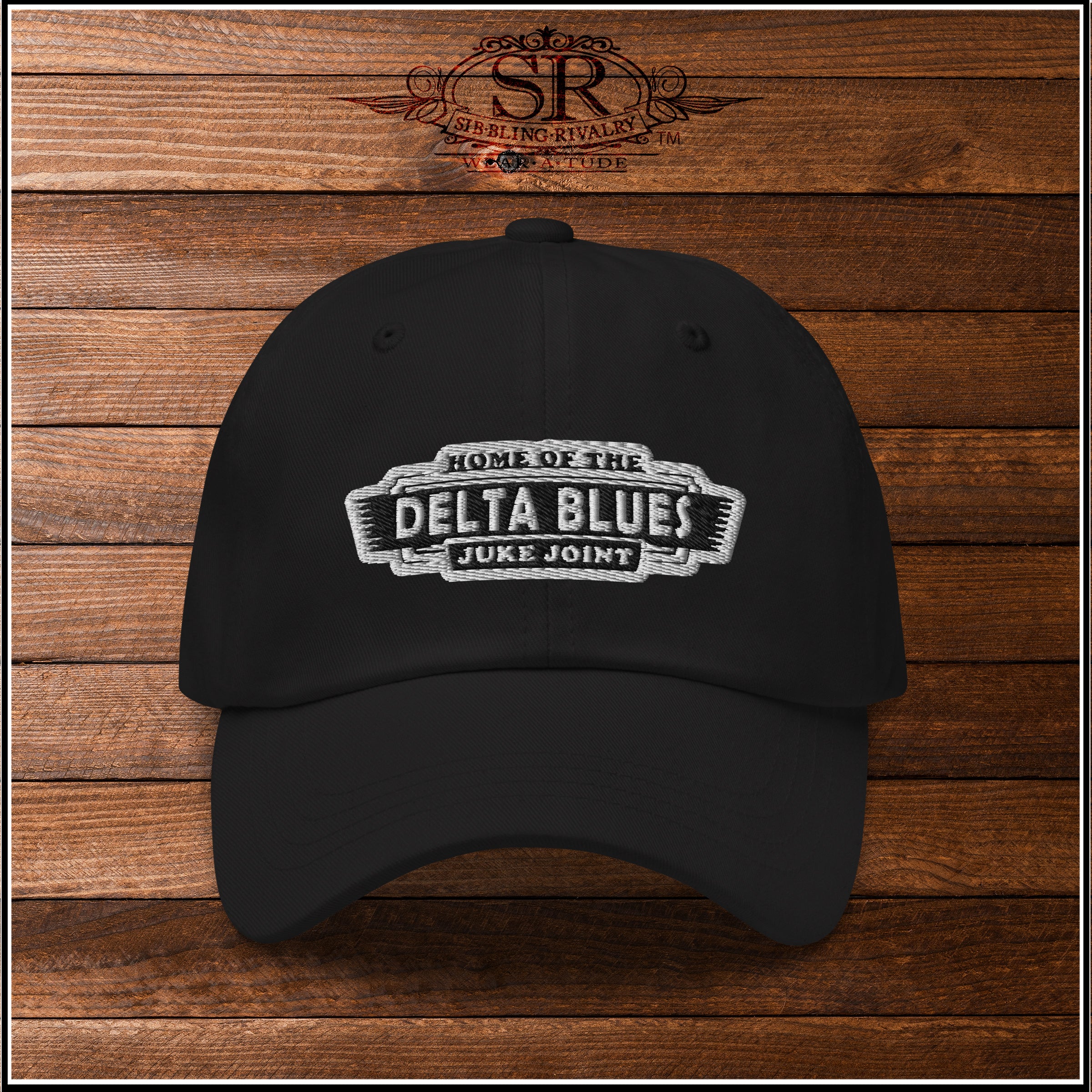 Delta Blues Juke Joint. Blues from the Mississippi Delta region, Quality Blues music hat by Sib.Bling Rivalry Design, Wear Atude 