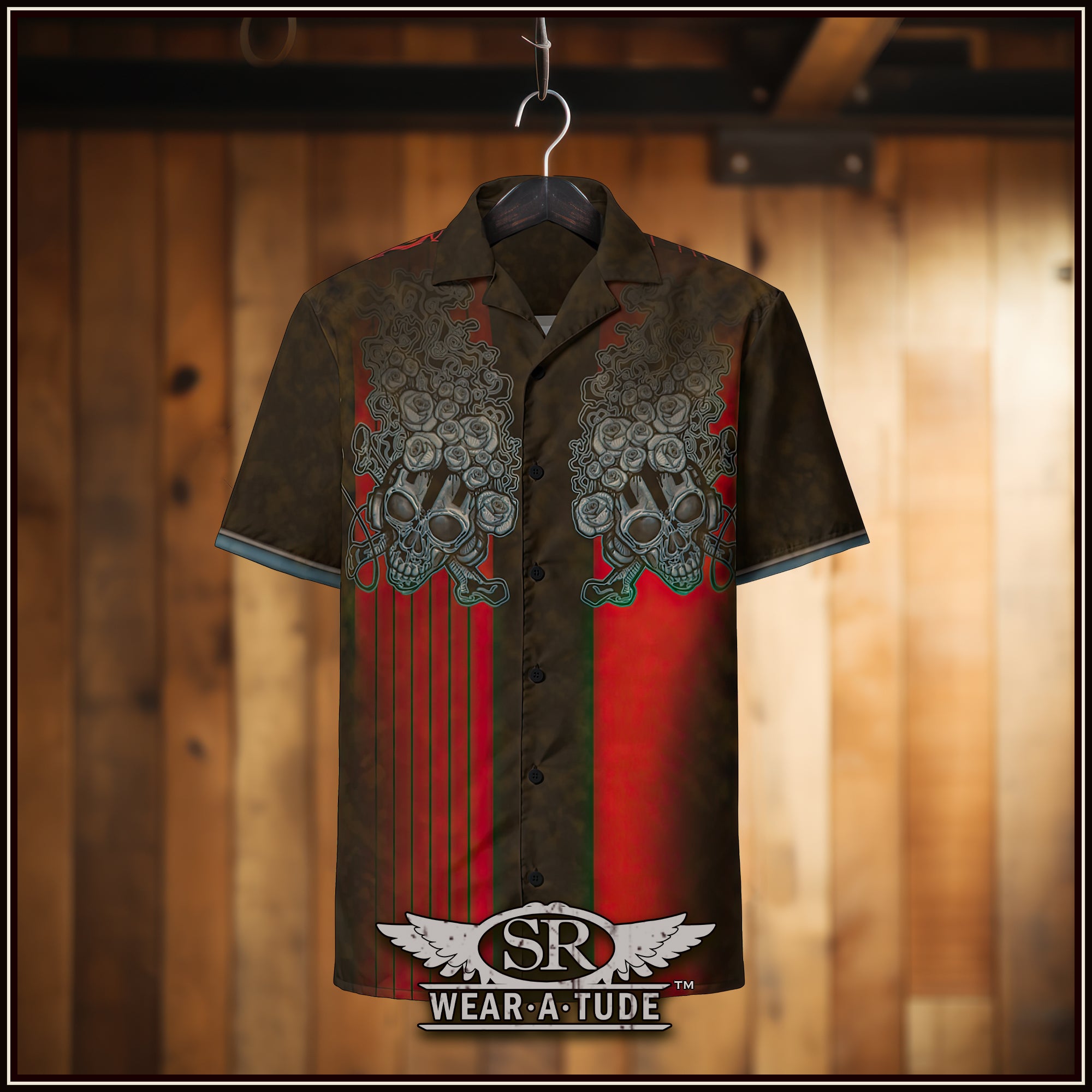 Redrox Blues Unisex button shirt - SIB.BLING RIVALRY