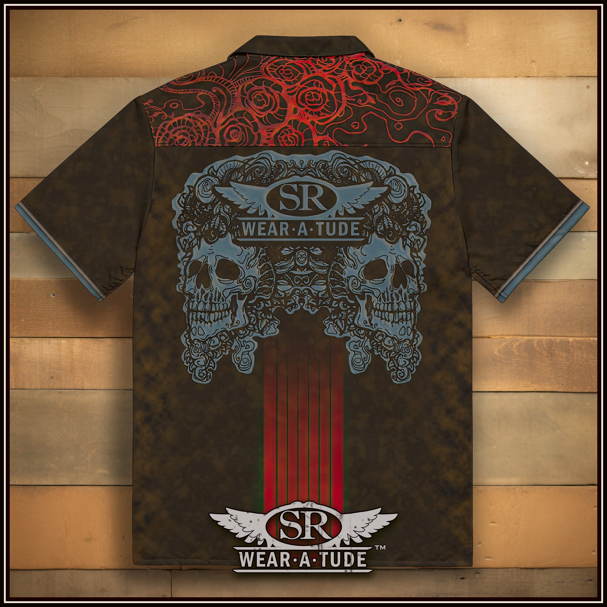 Redrox Blues Unisex button shirt - SIB.BLING RIVALRY