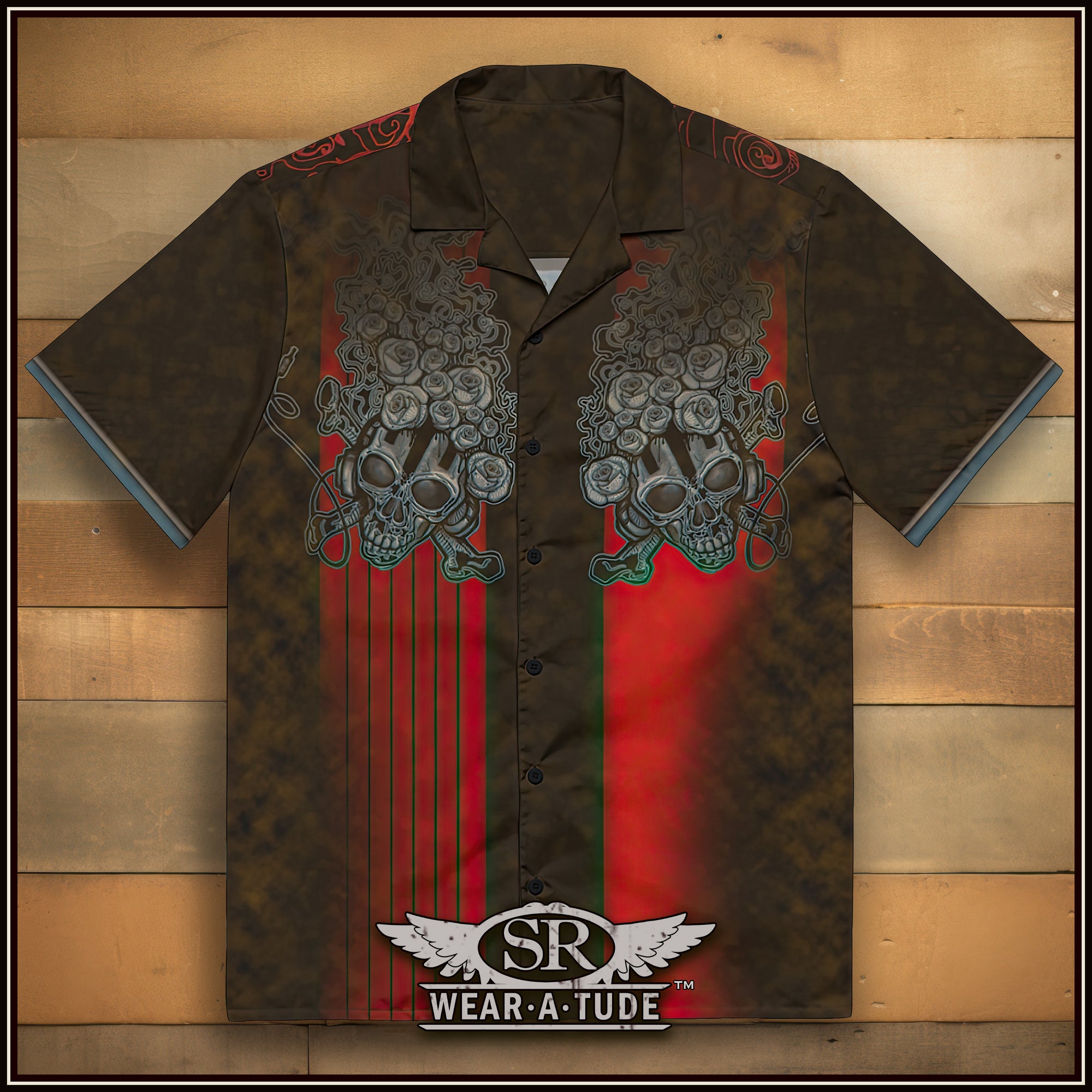 Redrox Blues Unisex button shirt - SIB.BLING RIVALRY