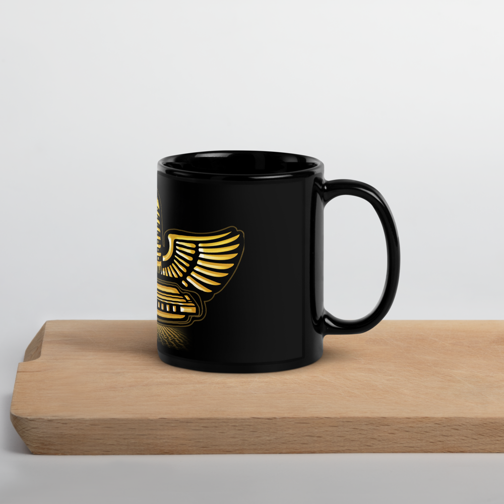 FLYING MIC HARP © Black Coffee Mug - SIB.BLING RIVALRY