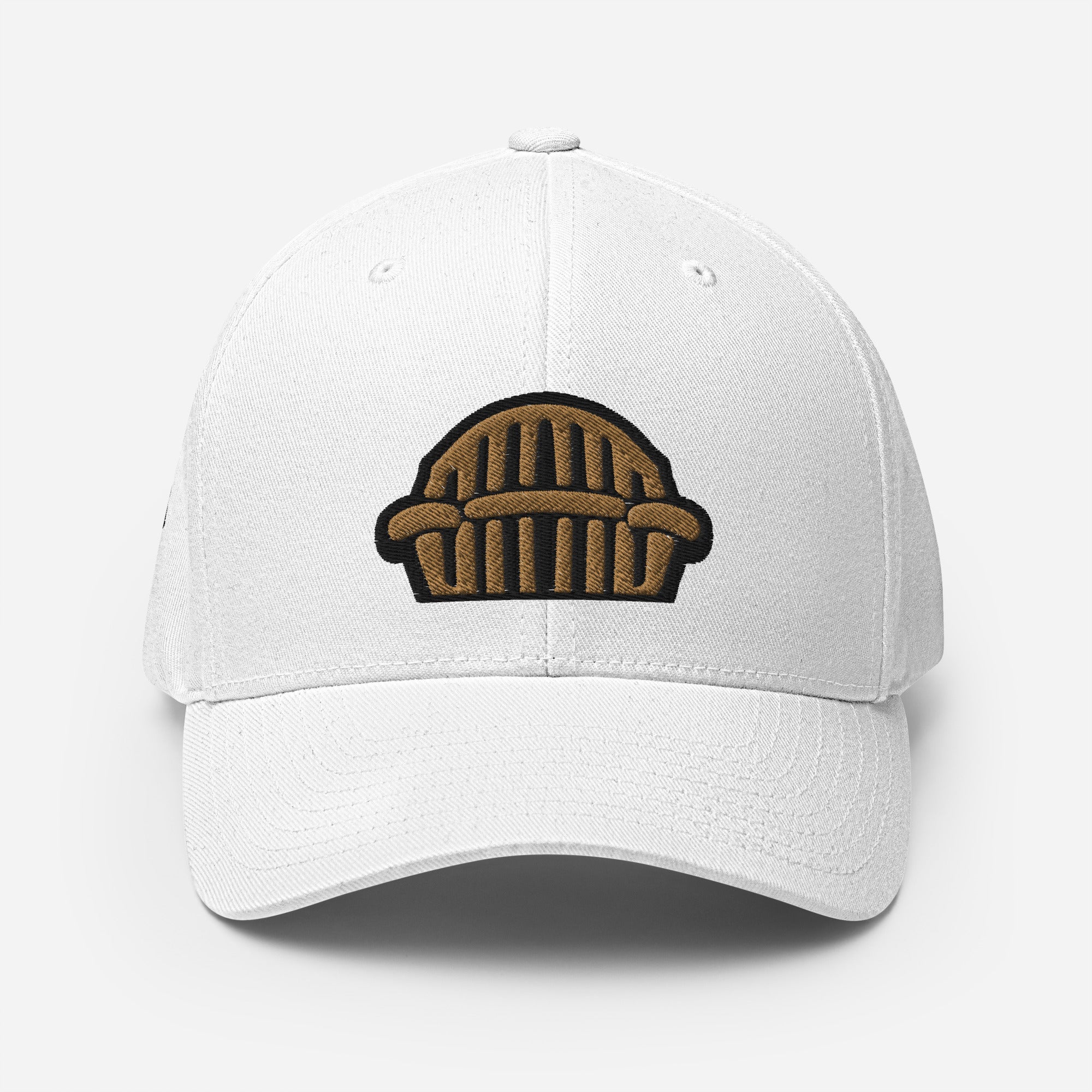 Harp Mic Gold - 4 Sided Embroidery Closed Back Cap