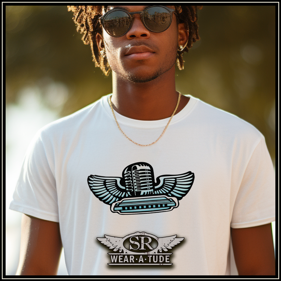 Sure 55 Winged Harmonica Short sleeve t-shirt - SIB.BLING RIVALRY