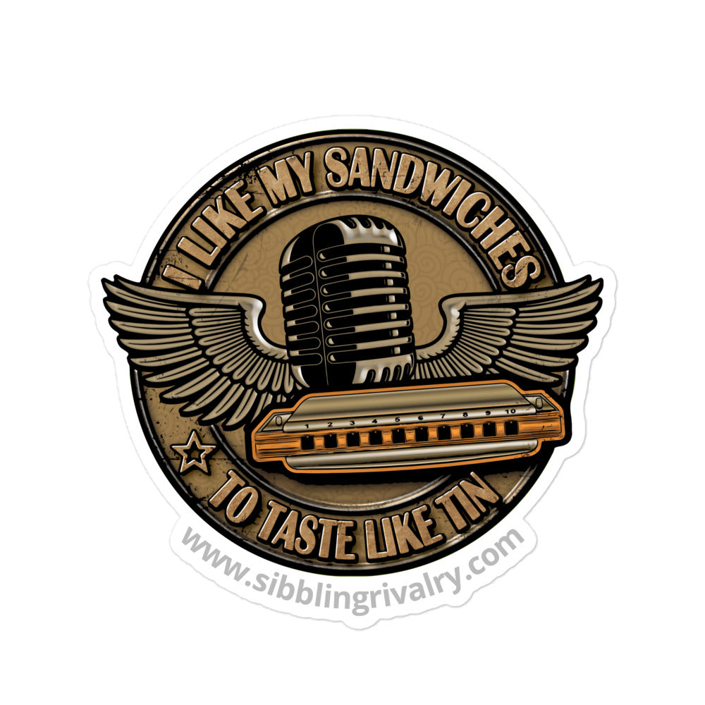 TIN SANDWICH STICKER - SIB.BLING RIVALRY