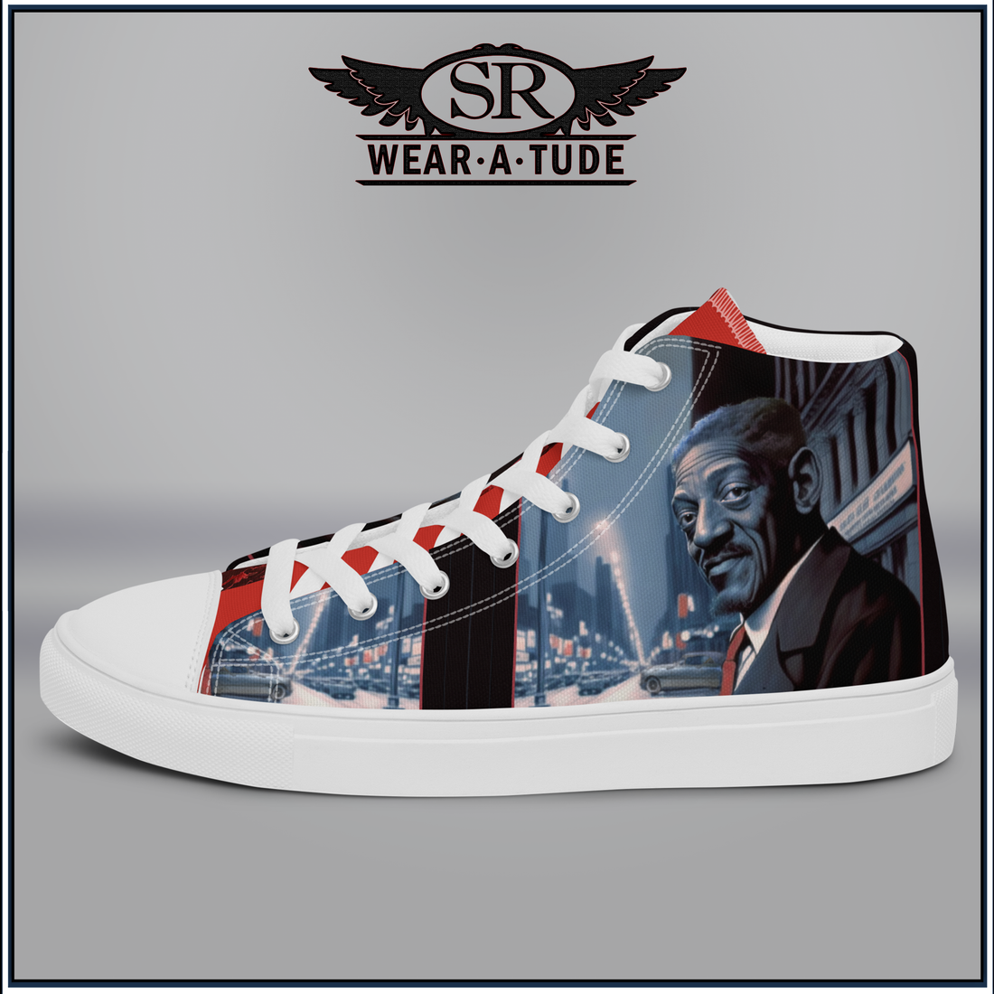 Sonny Boy Williamson, mens high top canvas shoes