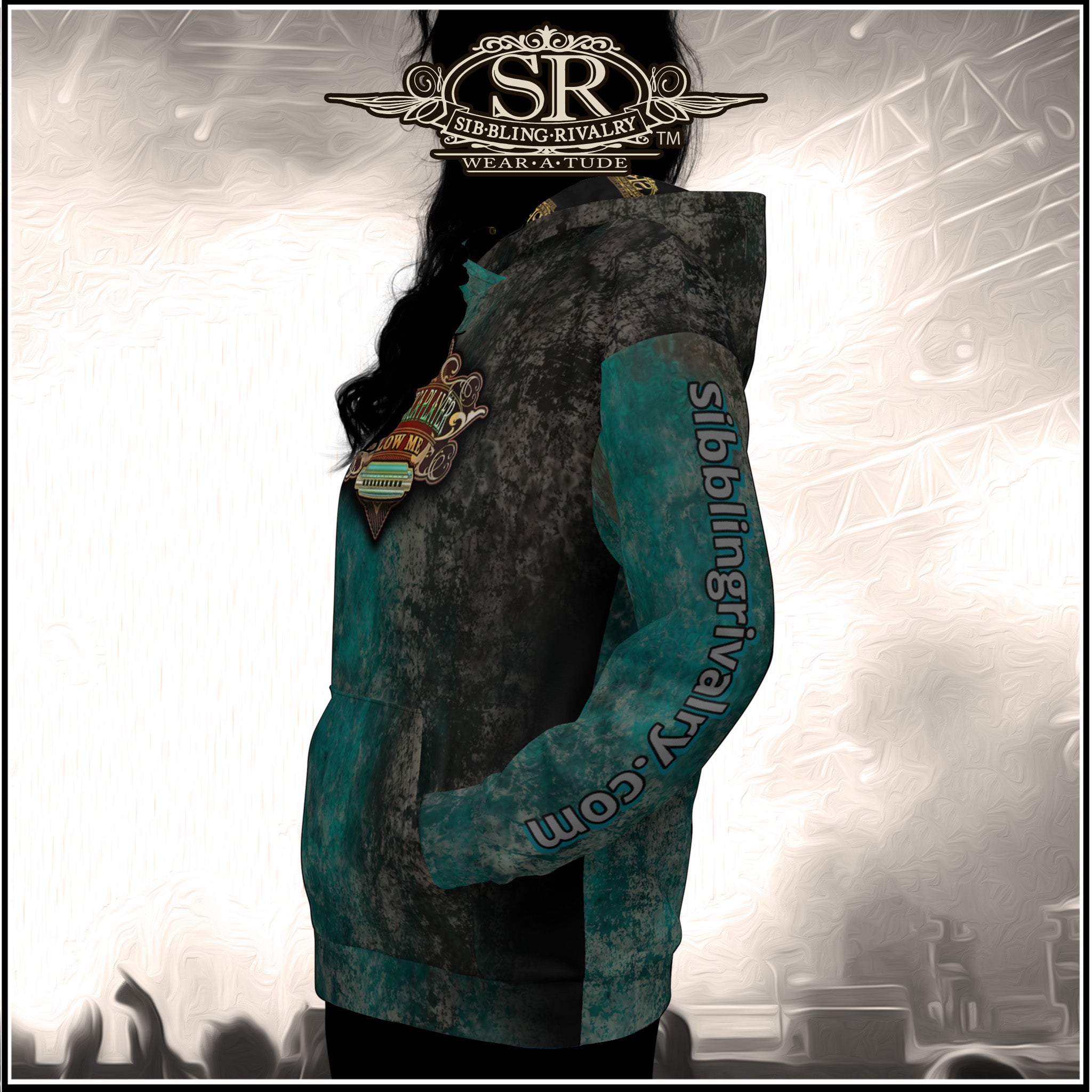 MUDDY TEAL BLOW ME ~ SR Unisex Hoodie - SIB.BLING RIVALRY