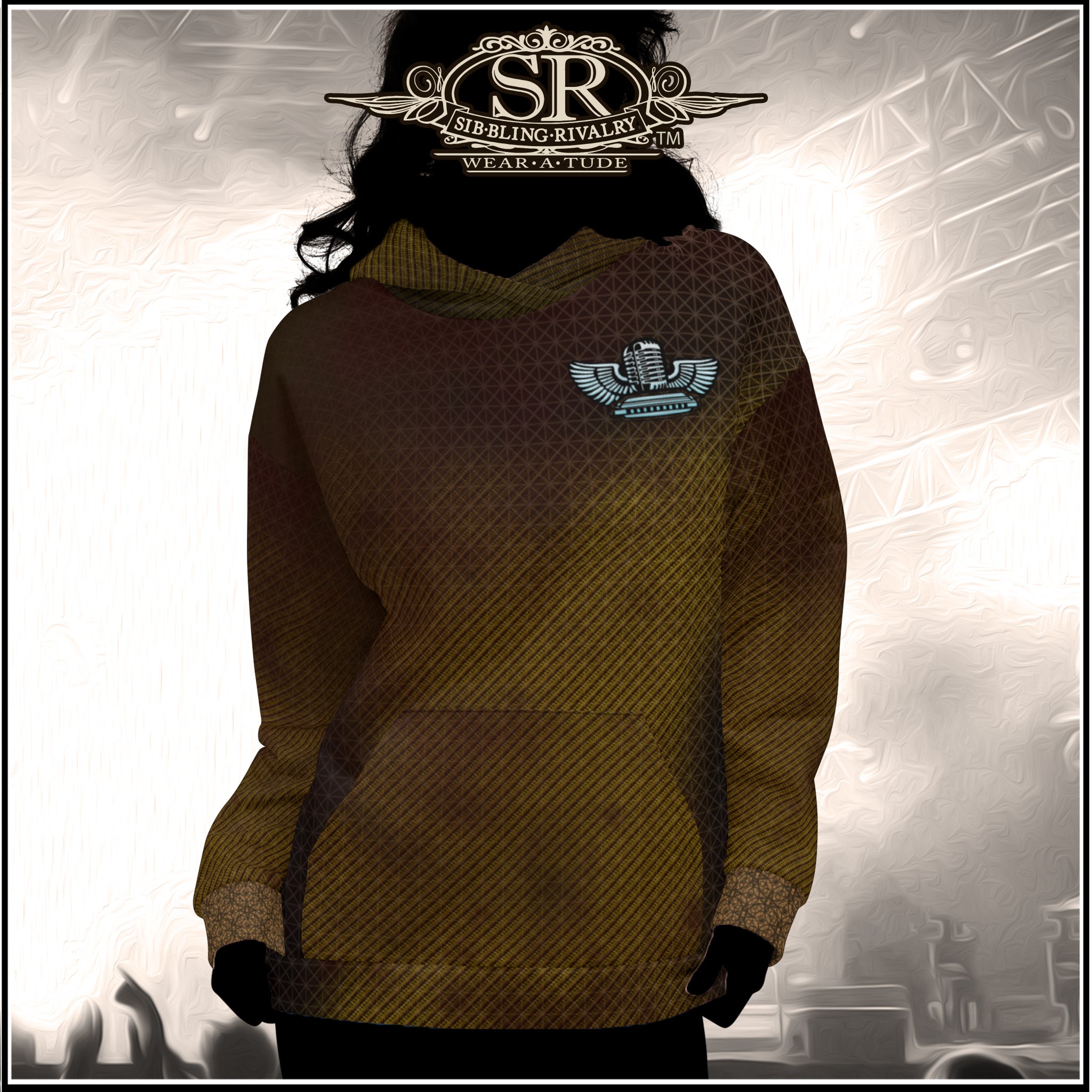 TWEED SPEAKER GIRL ~ SR Unisex Hoodie - SIB.BLING RIVALRY