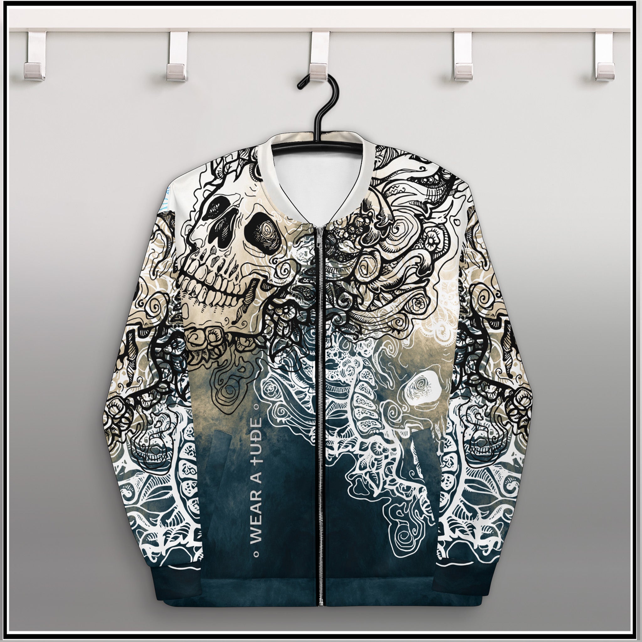 SKULLATUDE ~ Unisex Bomber Jacket - SIB.BLING RIVALRY