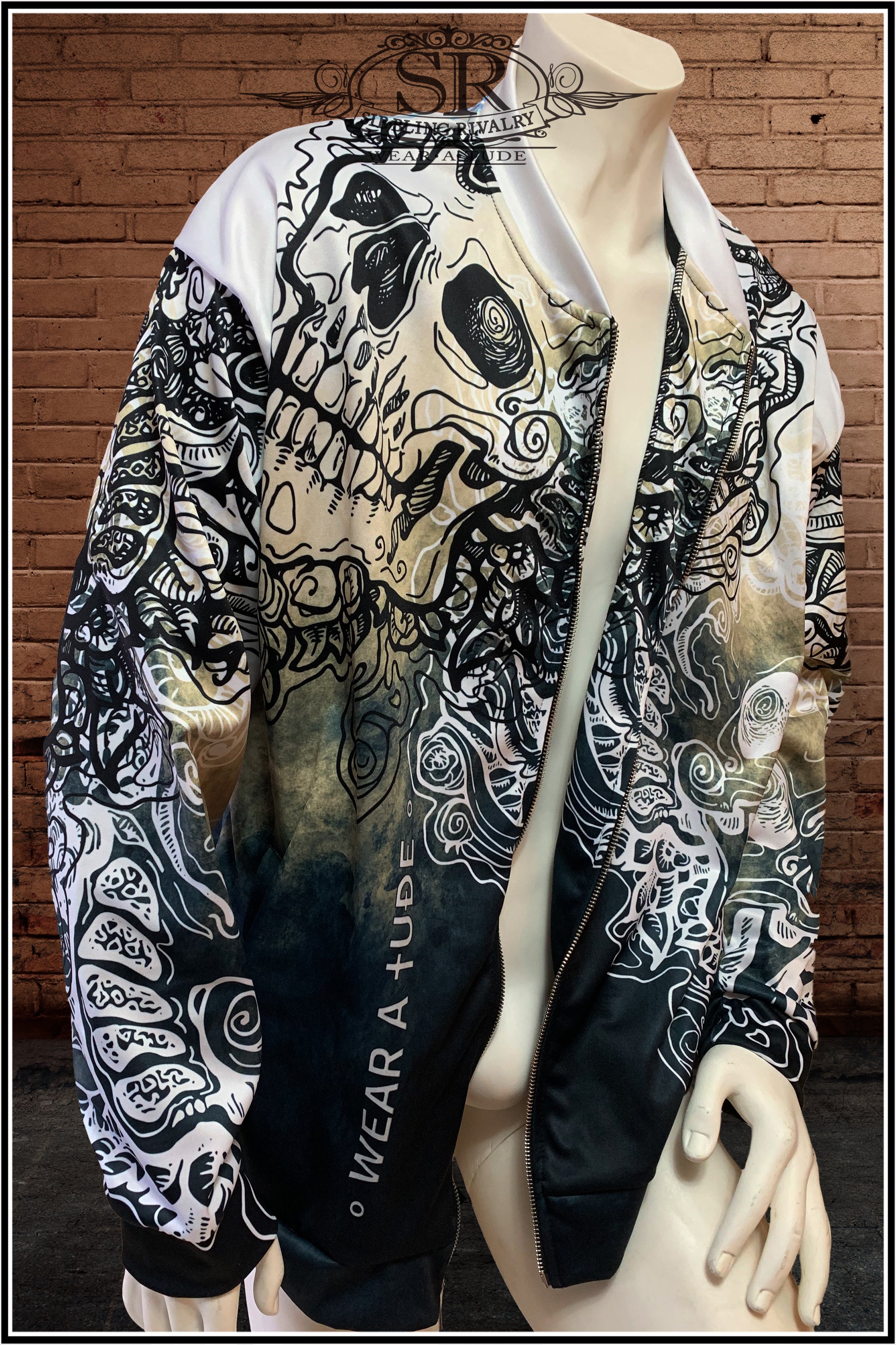 SKULLATUDE ~ Unisex Bomber Jacket - SIB.BLING RIVALRY