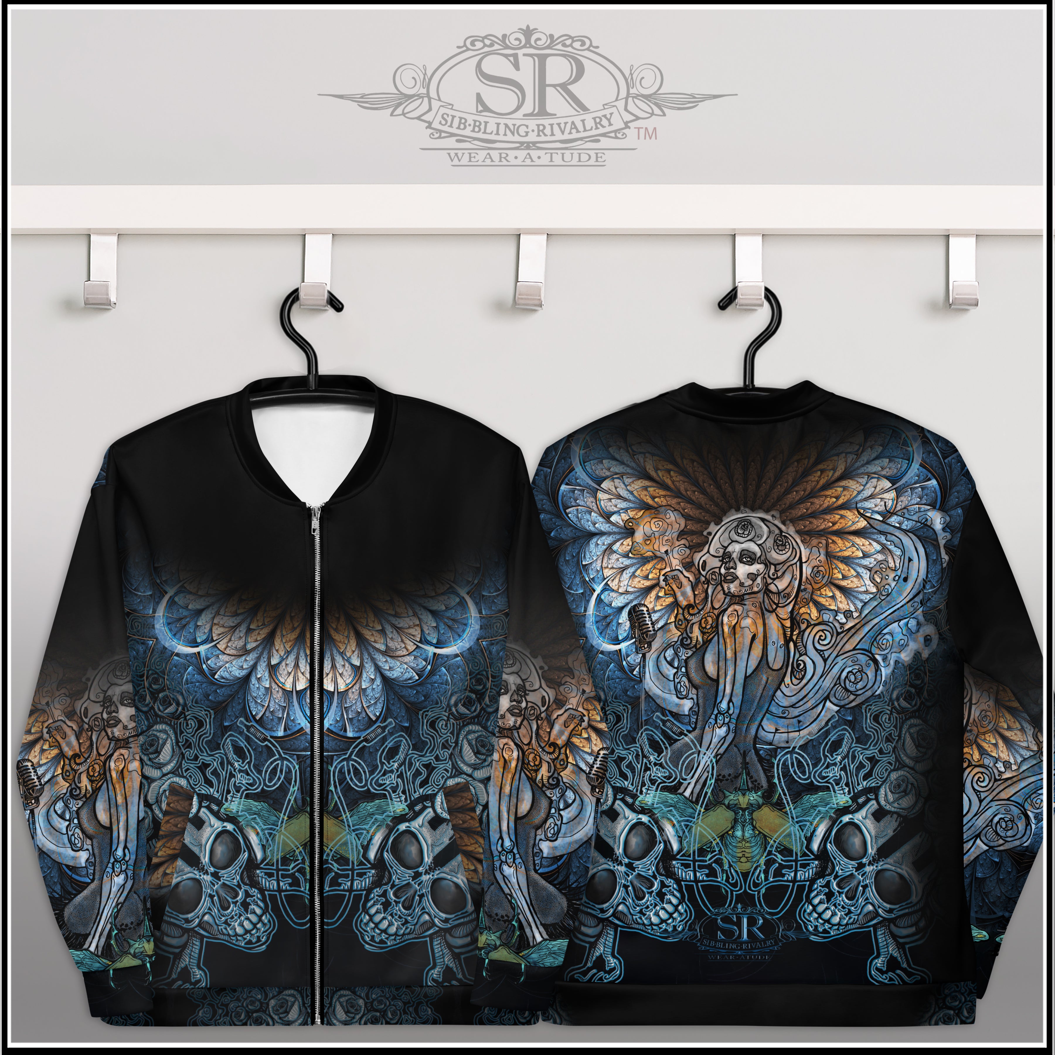 SMOKEY MAGIC ~ SR Bomber Jacket - SIB.BLING RIVALRY