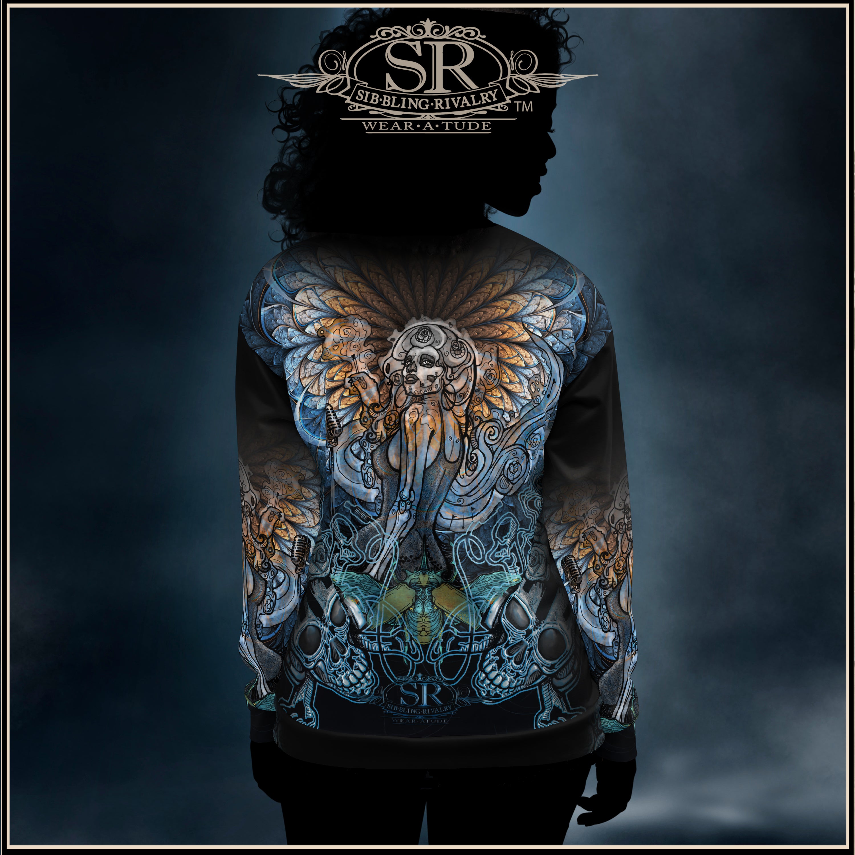 SMOKEY MAGIC ~ SR Bomber Jacket - SIB.BLING RIVALRY