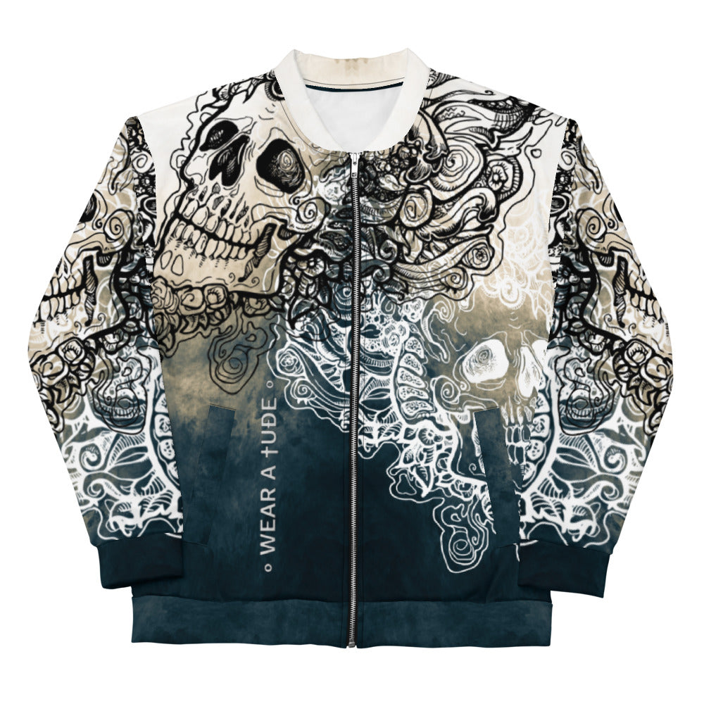 SKULLATUDE ~ Unisex Bomber Jacket - SIB.BLING RIVALRY