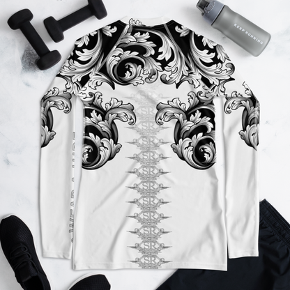 GOTHIC SPIRIT I ~ SR Rash Guard - Art Nouveau Skull - SIB.BLING RIVALRY