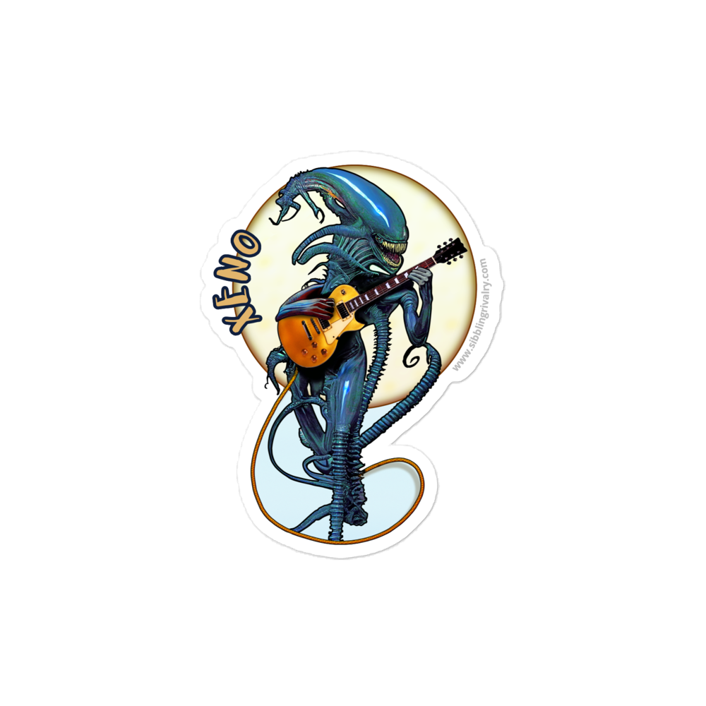 XENO ROCK ~ Bubble-free stickers - SIB.BLING RIVALRY