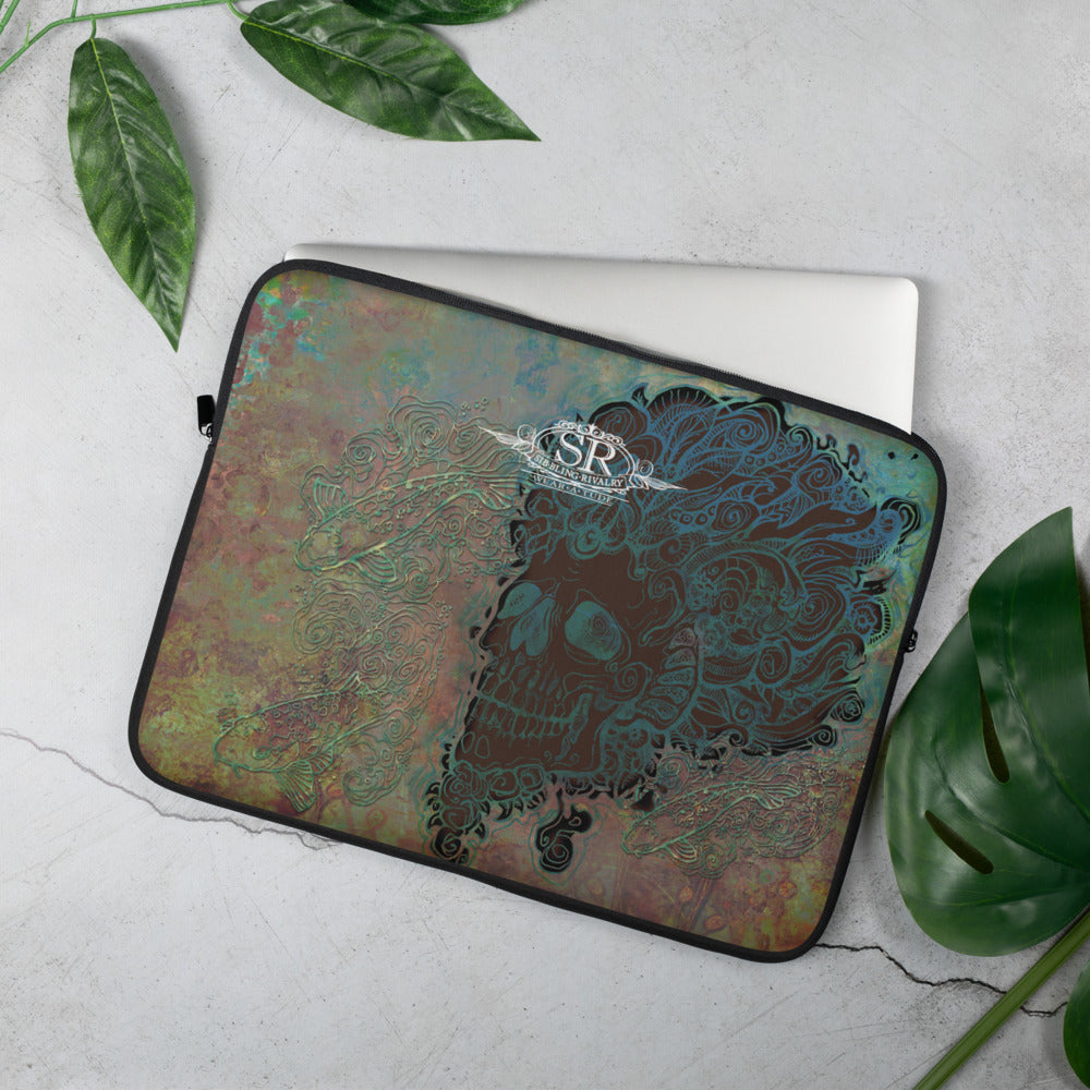 SKULL POND ~ SR Laptop Sleeve - SIB.BLING RIVALRY