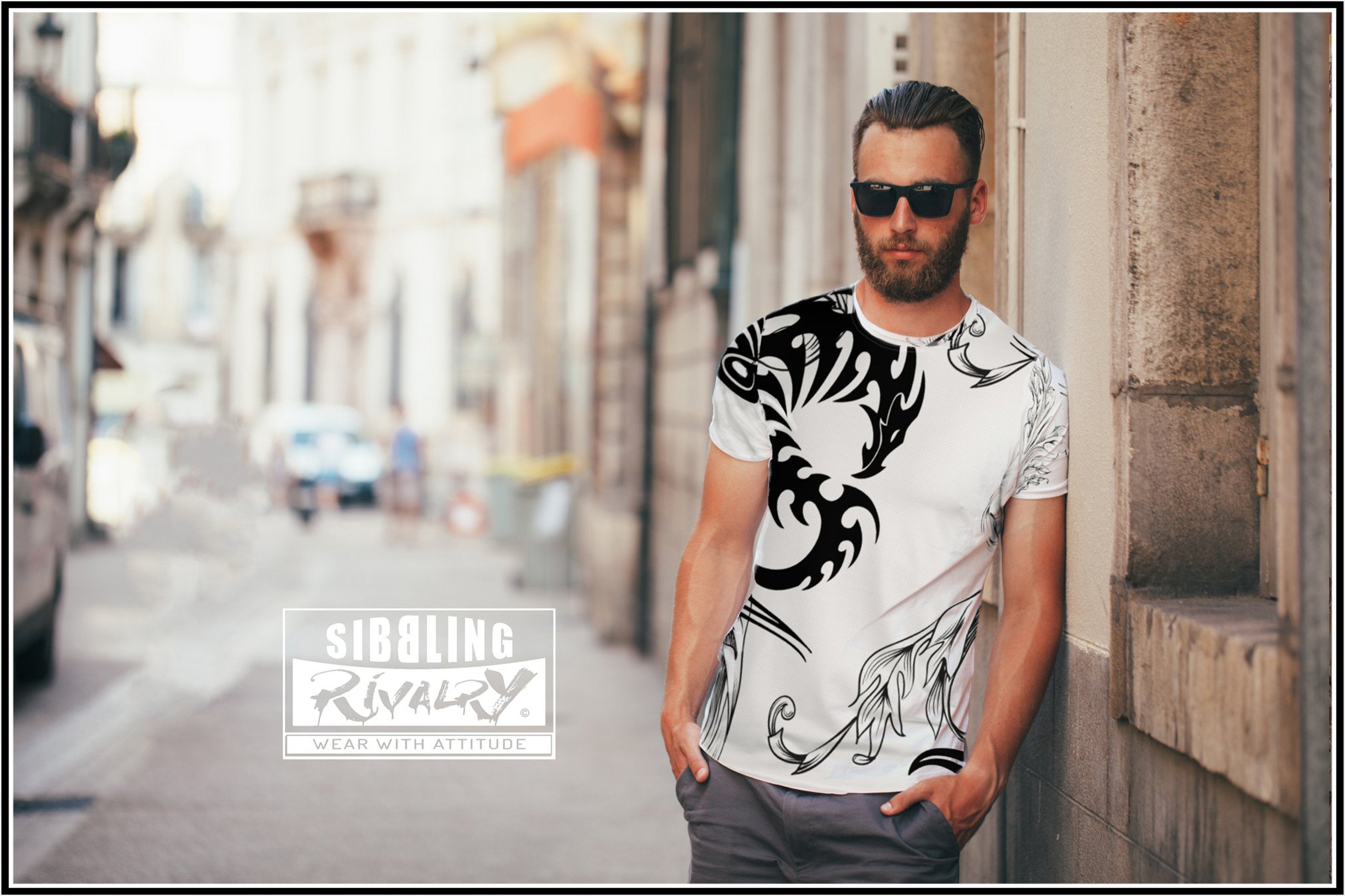 TRIBAL GRACE ~ Crew Neck T-shirt - SIB.BLING RIVALRY